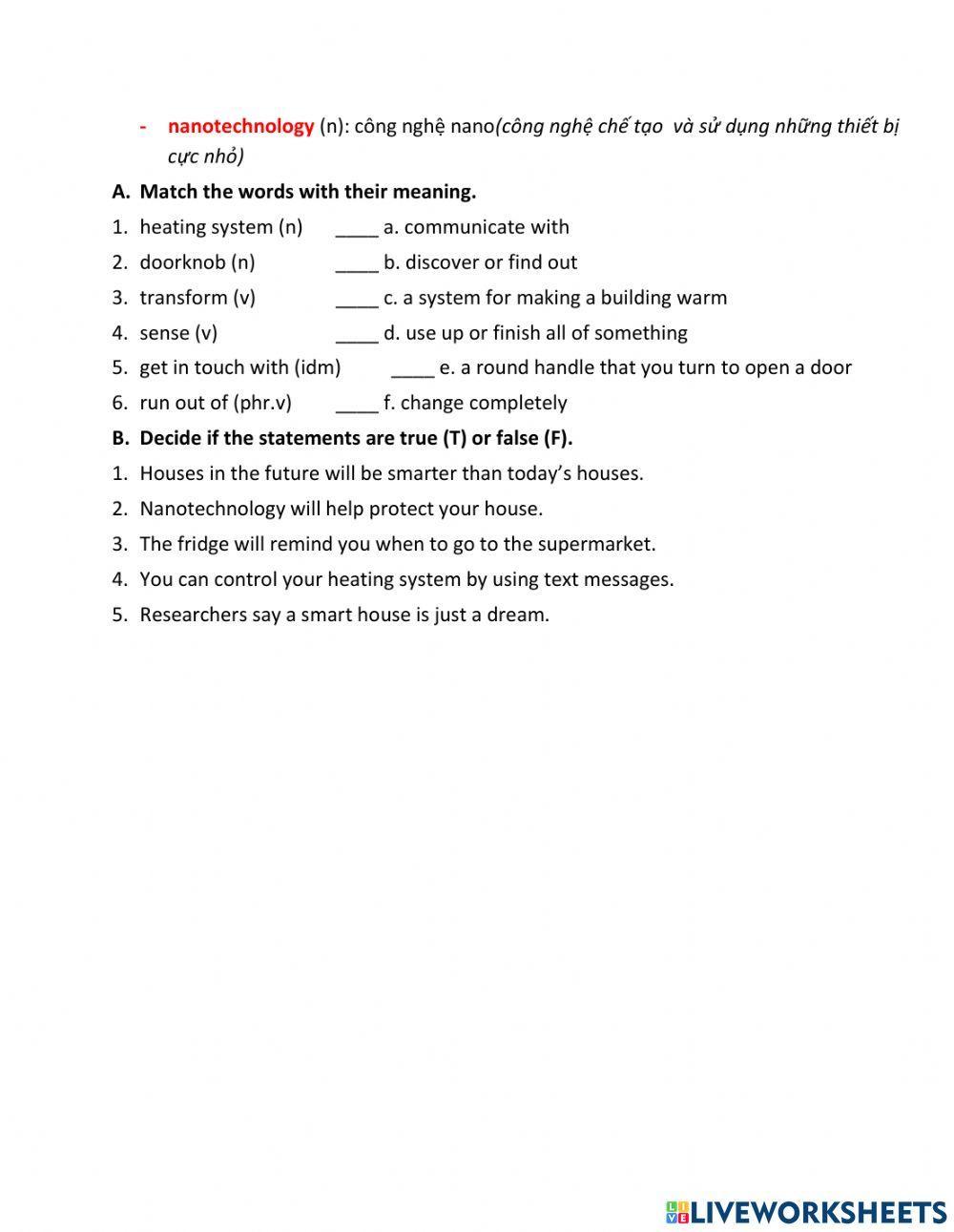 E6 u10. our houses in the future- mlh