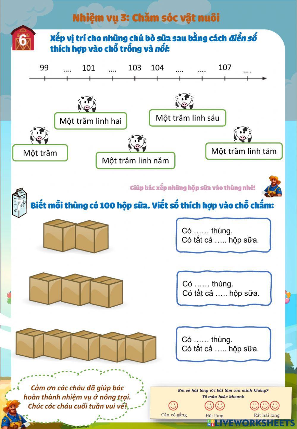 Lớp 2 - Toán - Tuần 24 - Đề 2