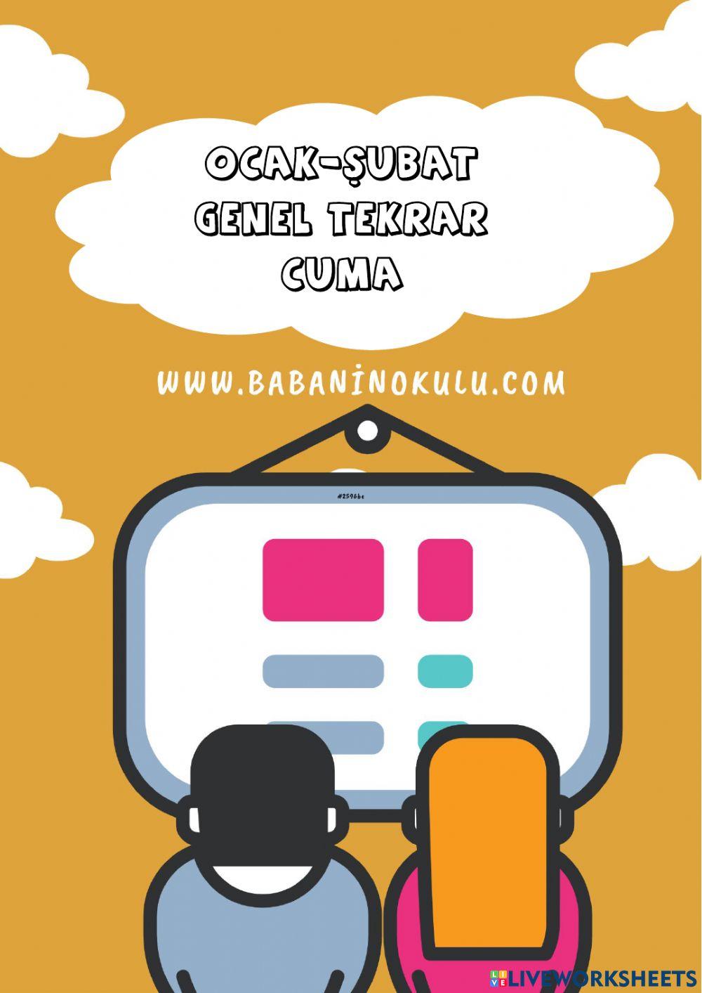 ŞUBAT-MART GENEL TEKRAR CUMA-2