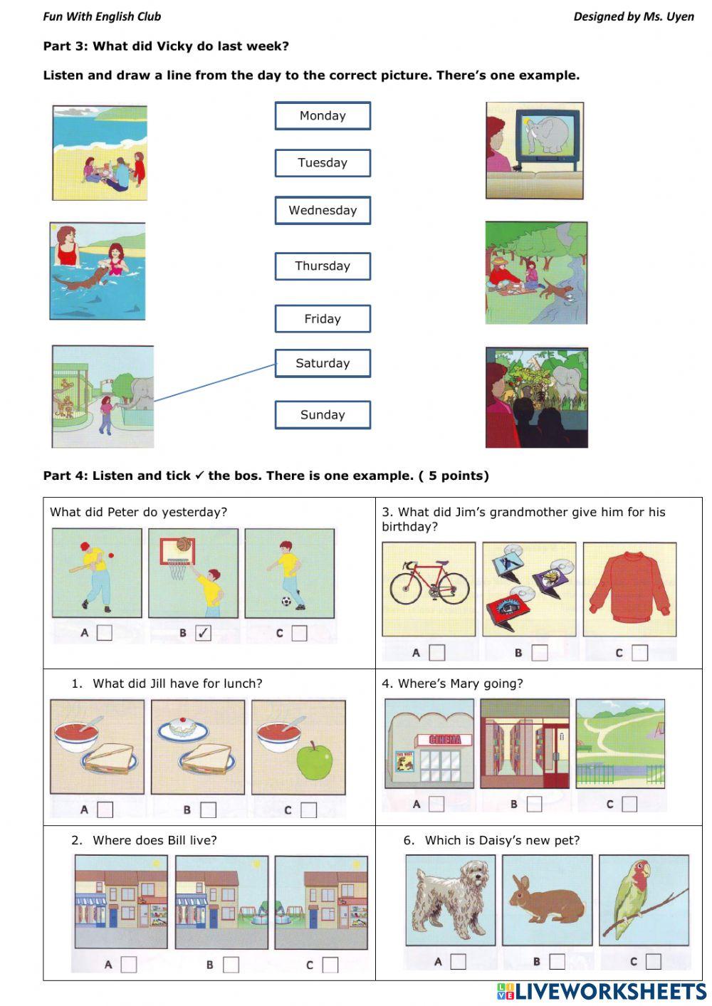 KB3- Progress Test 1