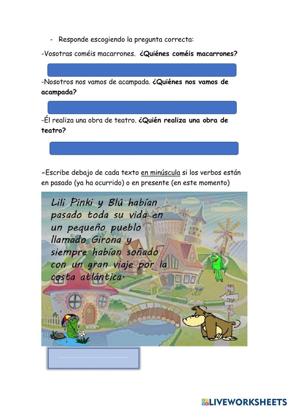 Eki 4.4 Lengua castellana.(8-9-11 jarduerak)