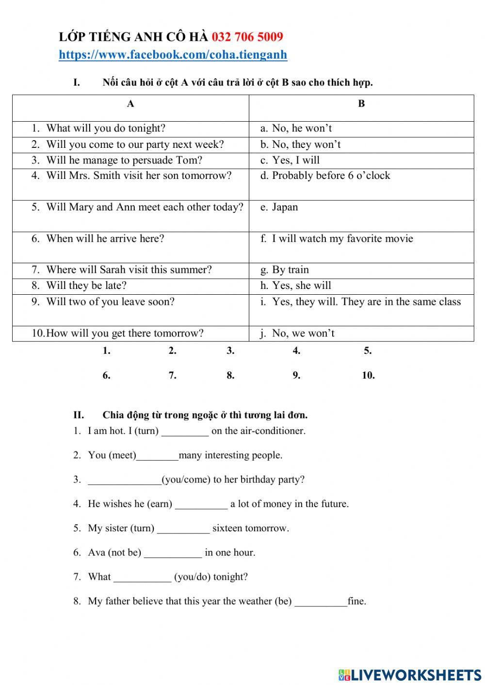 UNIT 1 Lesson 2 Grade 7 1959839 | NguyenThi Lien Ha