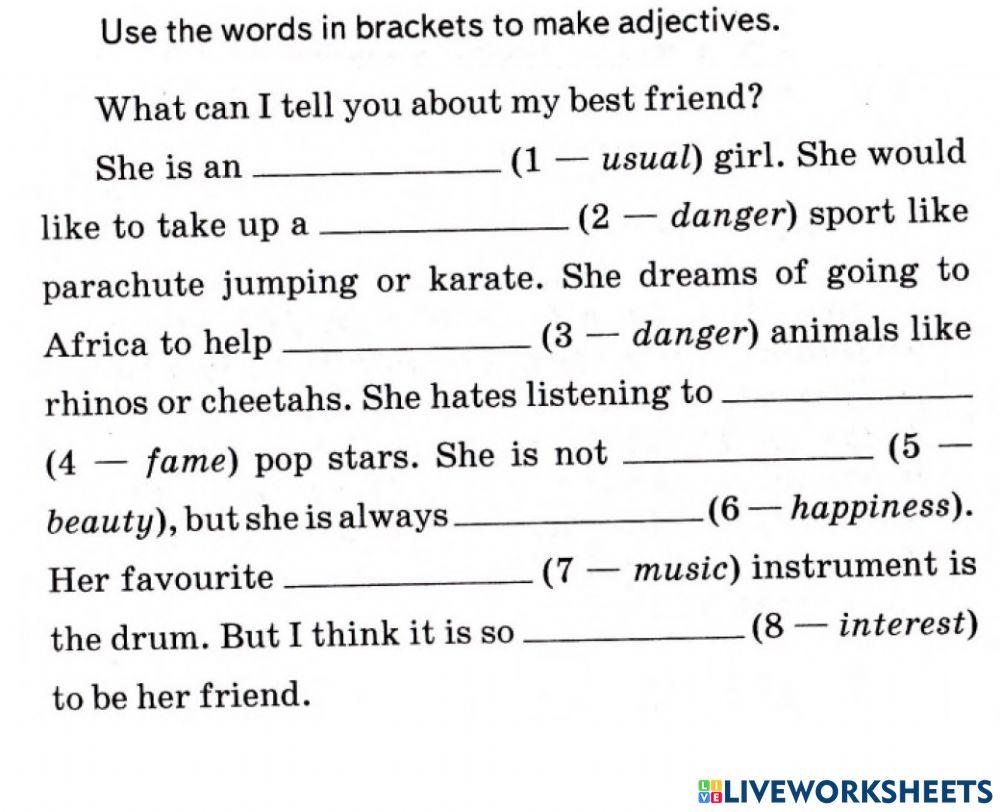 Wordformation Hobbies U9 L 2