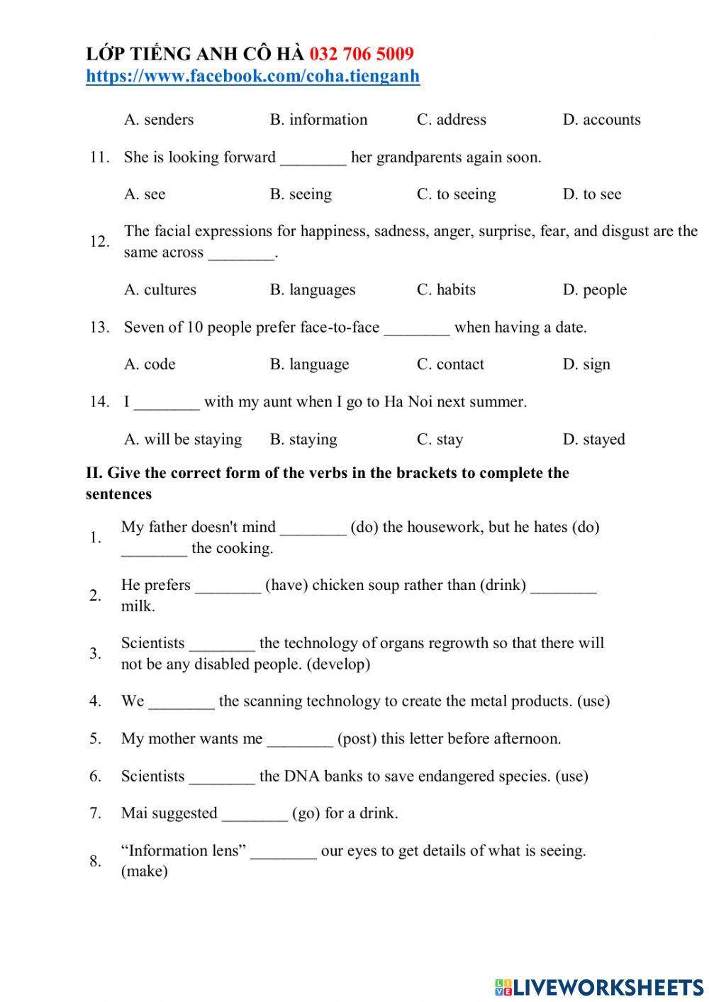 Unit 10 lesson 5 grade 8 worksheet live worksheets