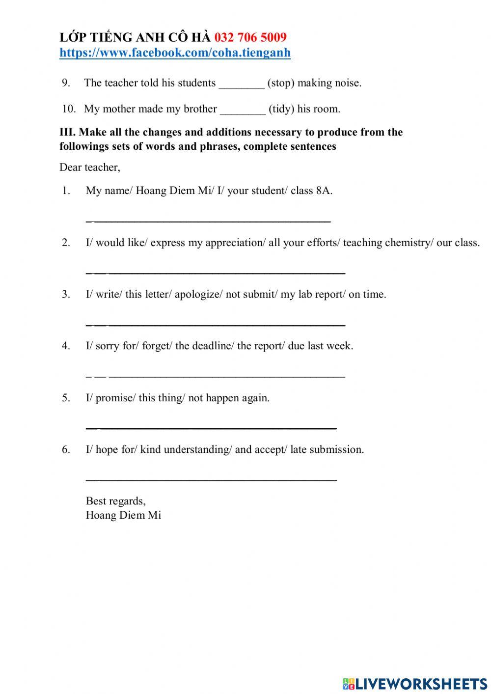 Unit 10 lesson 5 grade 8 worksheet live worksheets