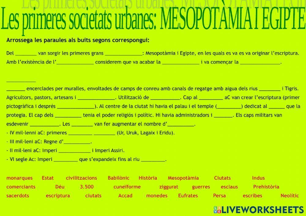 Primeres civilitzacions