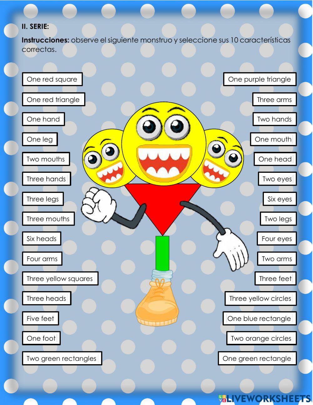 Colors, shapes and body parts - 1.5.3°