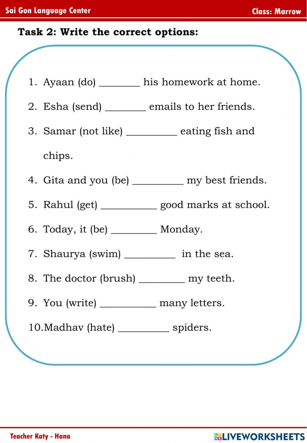 FFs 2 - Unit 6 - Marrow (2-4-2022)
