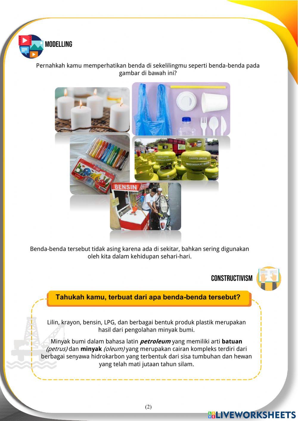 E-LKPD Minyak bumi Berbasis CTL