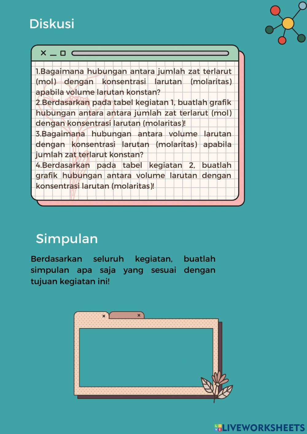 Petunjuk Praktikum Molaritas