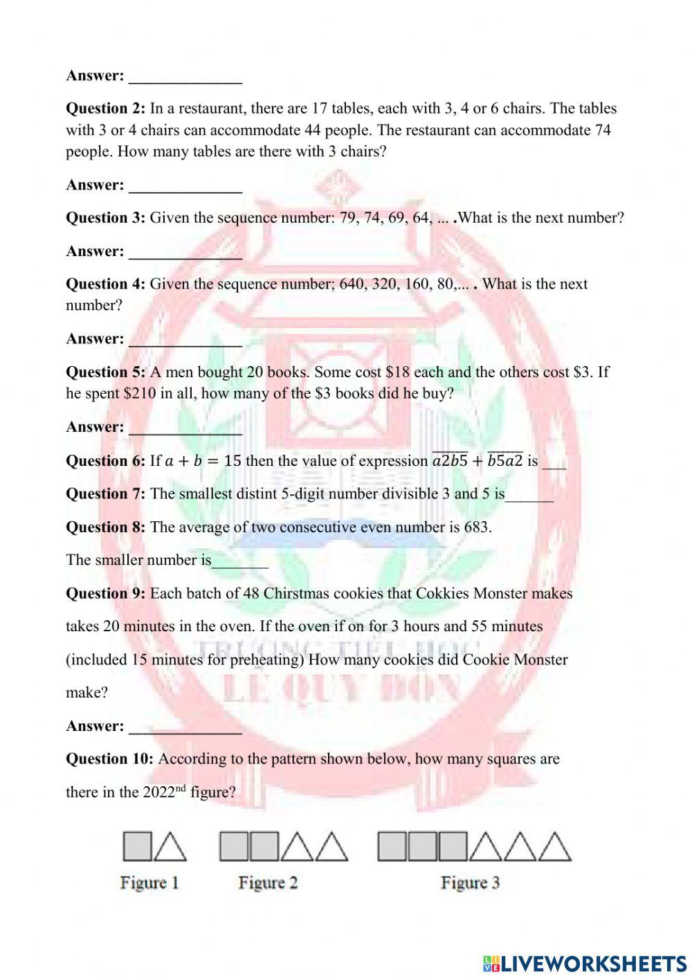 Đề ôn luyện VIO TTA QG