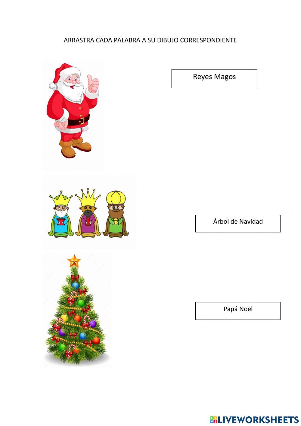 Navidad worksheet | Live Worksheets