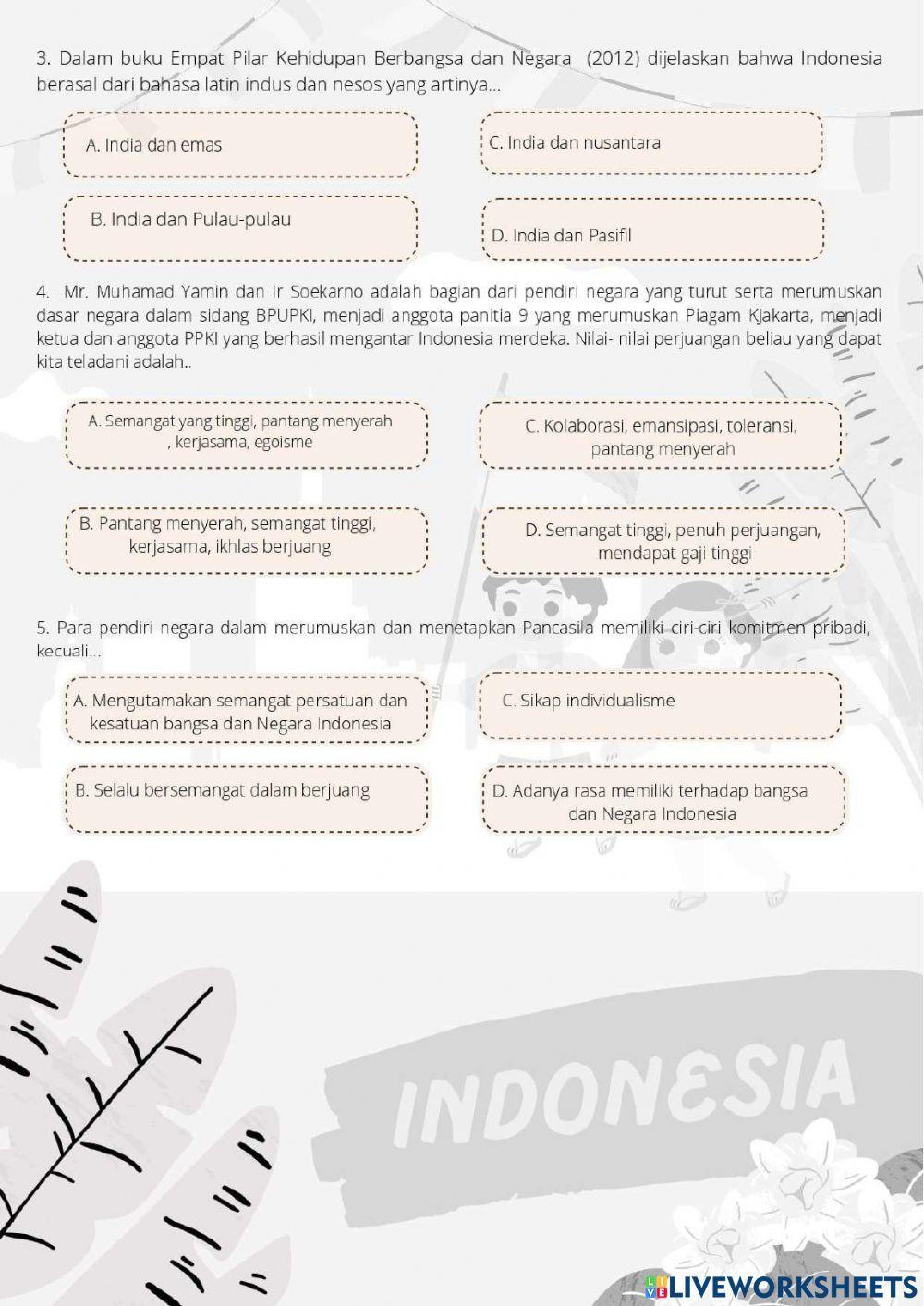 Semangat dan Komitmen Kebangsaan Pendiri Negara