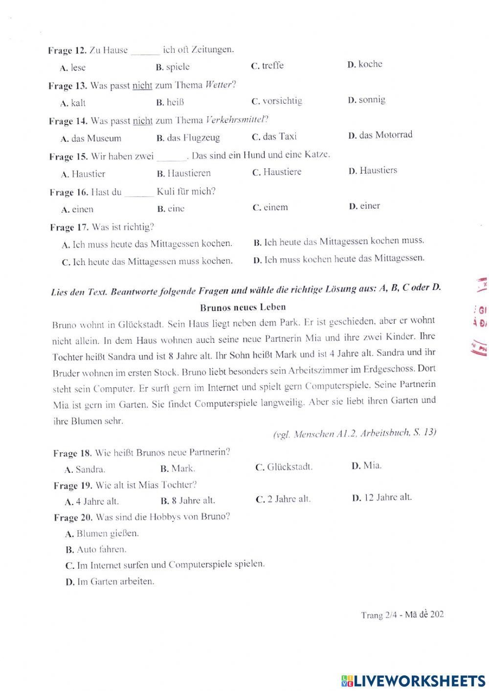 Đề thi vao 10 2021-2022
