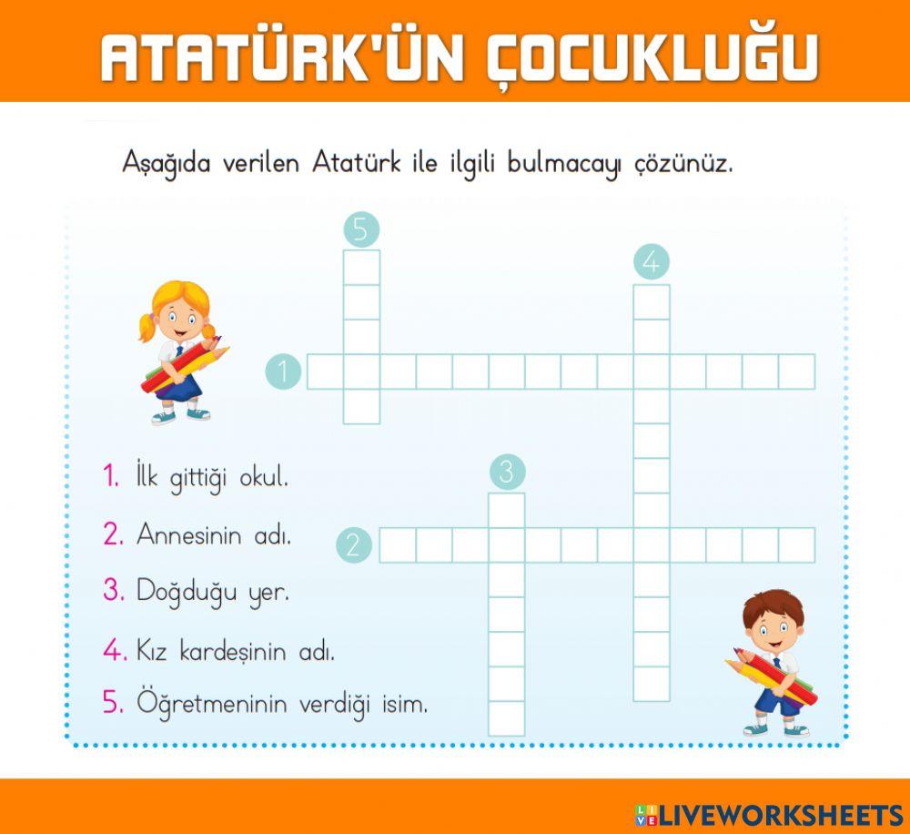 Atatürkün Çocukluğu