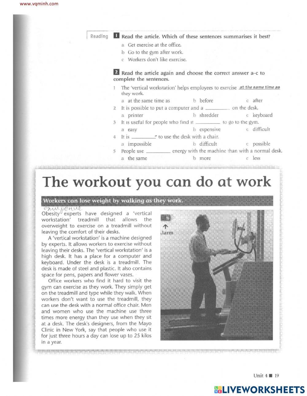WORKBOOK-UNIT 4 -OFFICES SENA CENTRO DE COMERCIO By Milena Córdoba R.