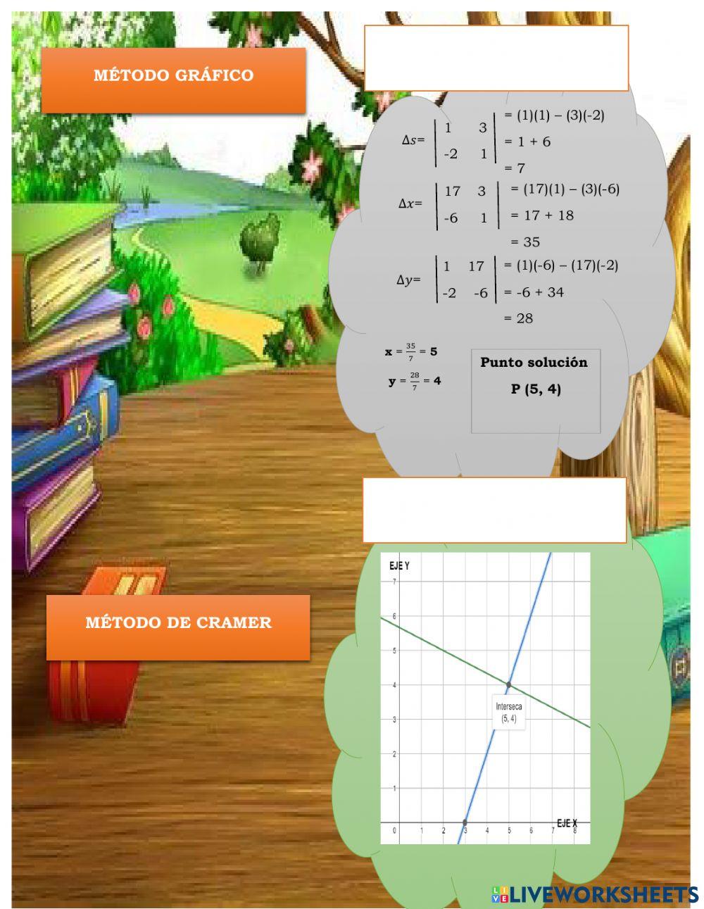Sistema de ecuaciones 2x2