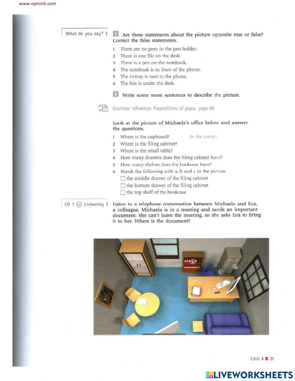 Skills book unit 4 GIVE INSTRUCTIONS AND DIRECTIONS  SENA Centro de C By Milena Córdoba R.