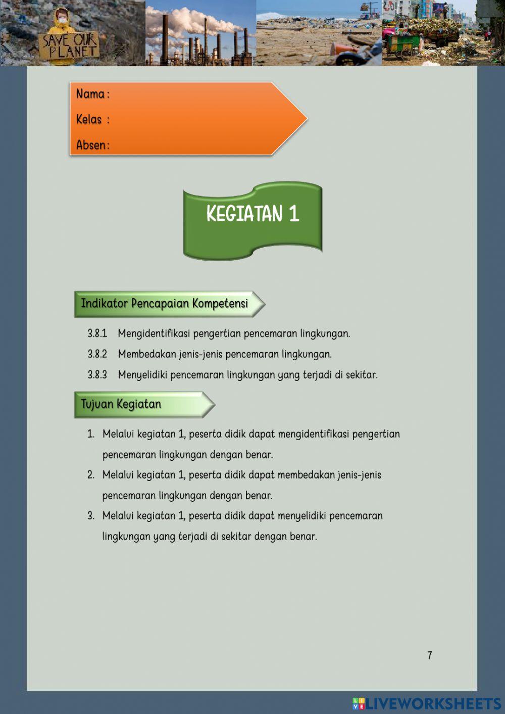 Kegiatan 1