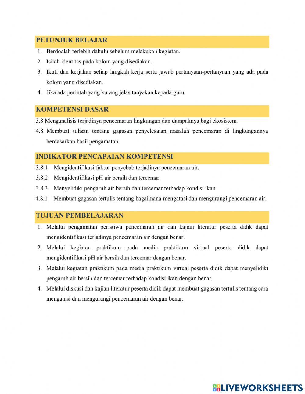 LKPD 1 Kelas Pembanding