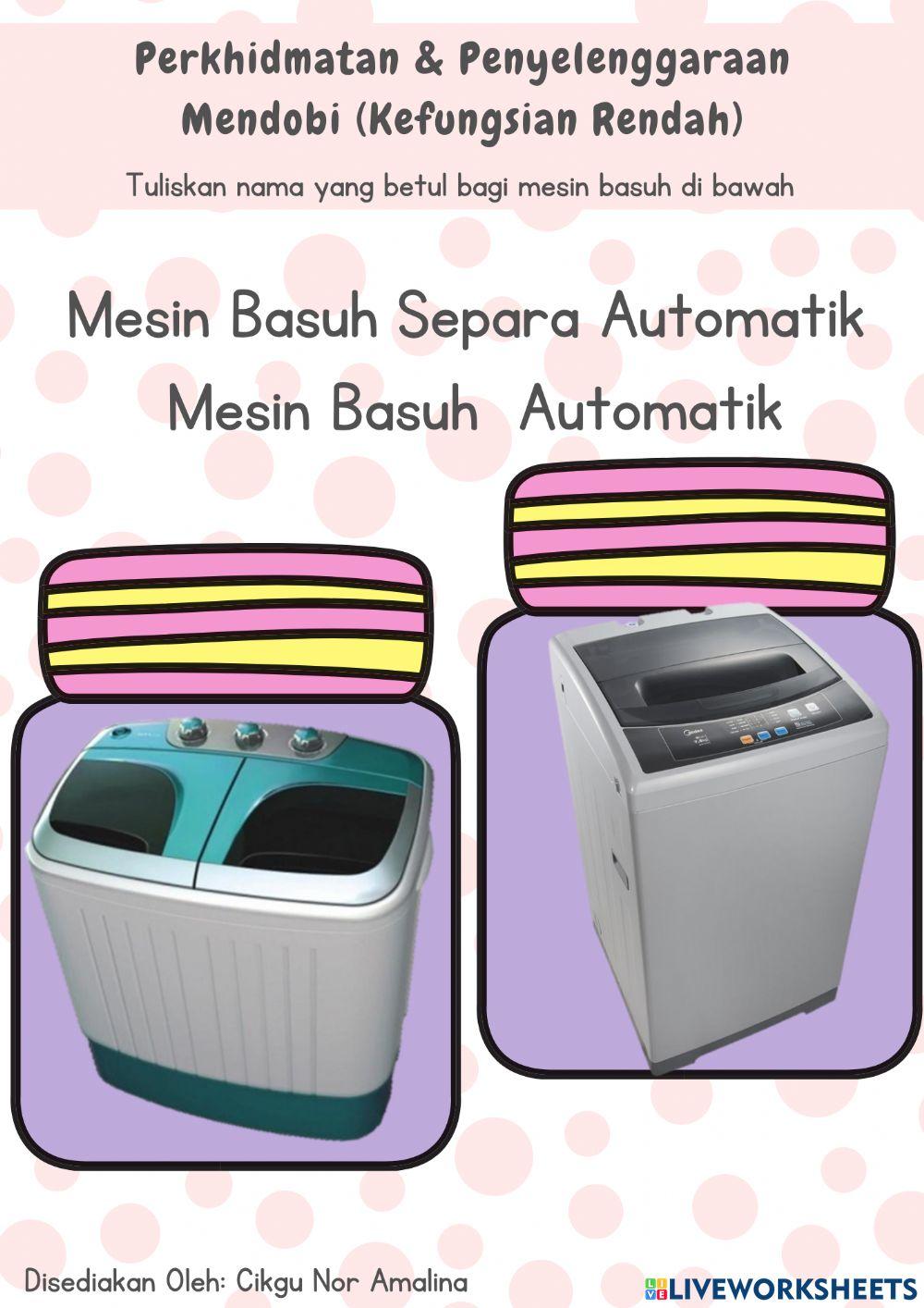 Peraturan Mengoperasi Mesin Basuh