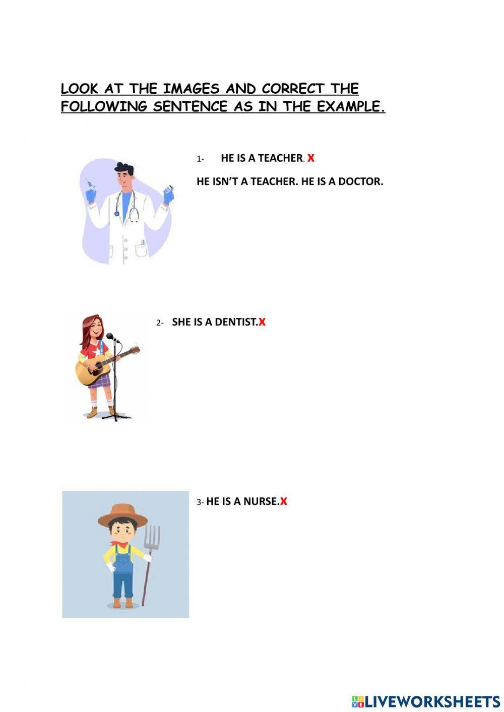 Verbo To be negativo