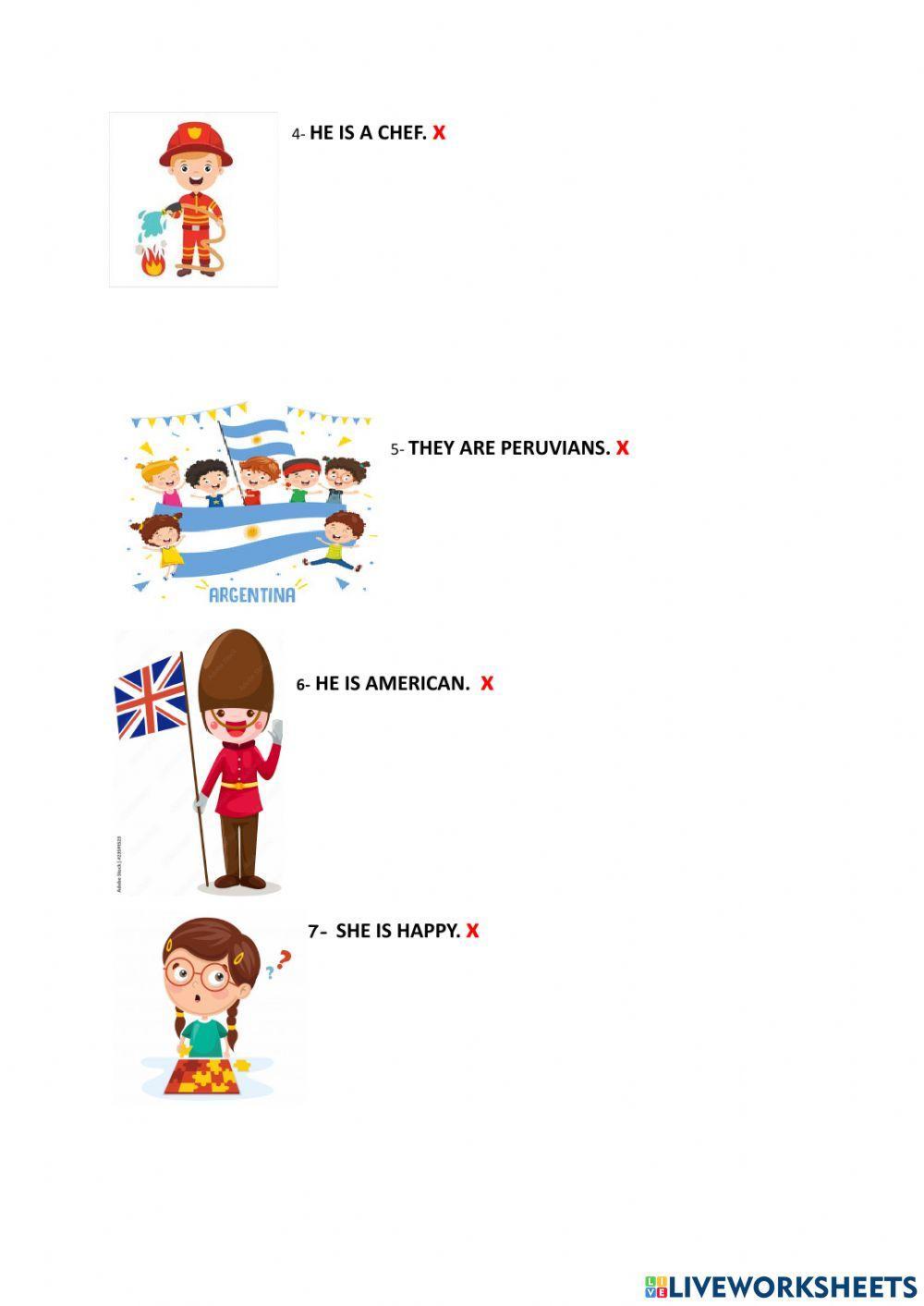 Verbo To be negativo