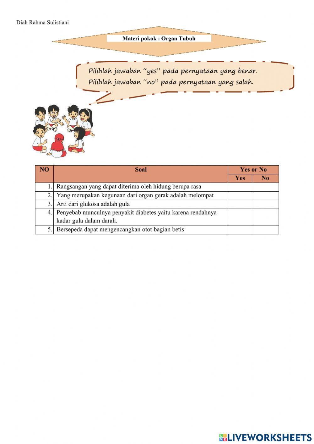 Lkpd  Kelas 5 tema 1 subtema 2