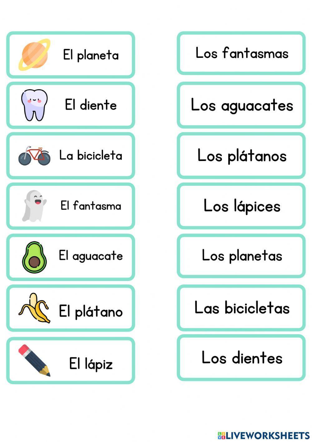 Singular y plural ii