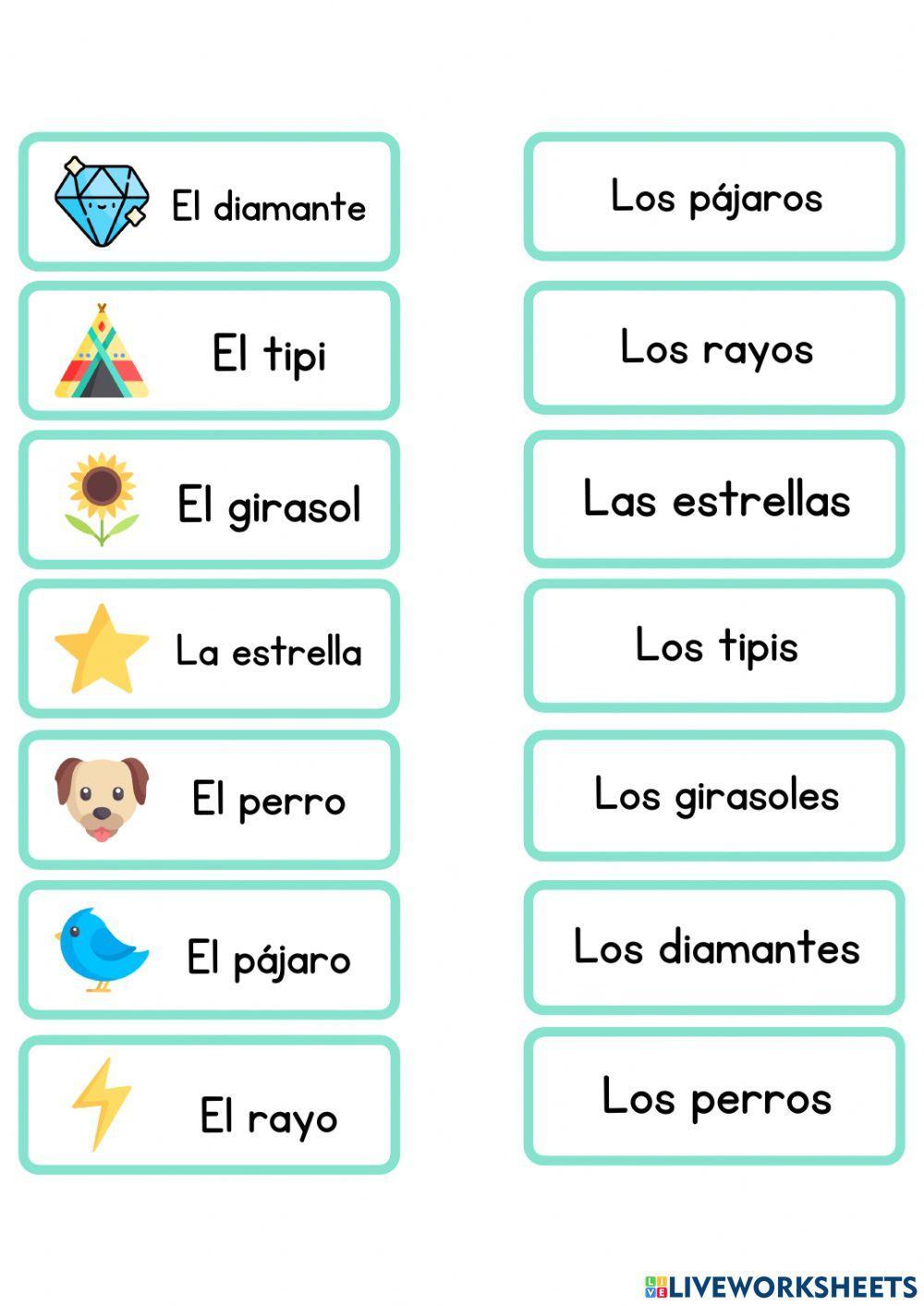 Singular y plural ii