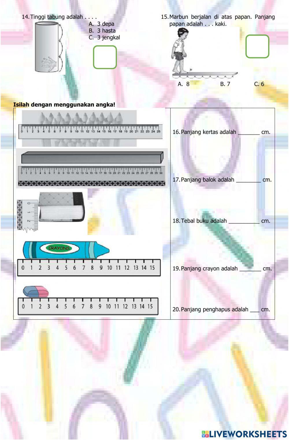 1. matematika -kd 3.6 - satuan panjang