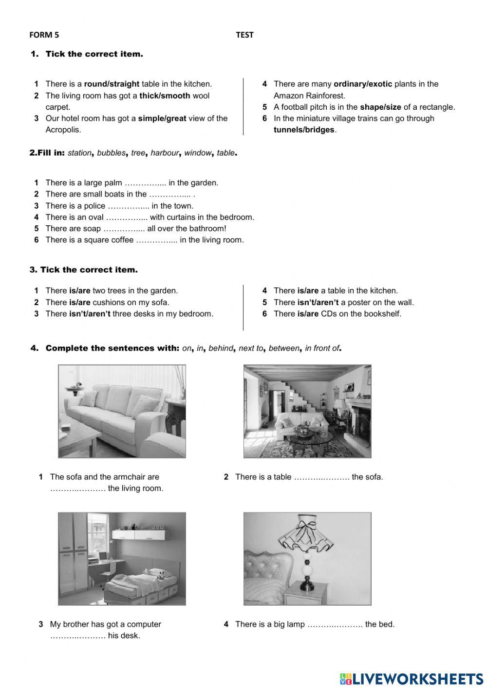 Form 5 Test (13.04.22)
