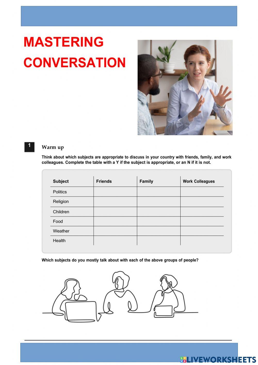 Mastering conversation - listening c1