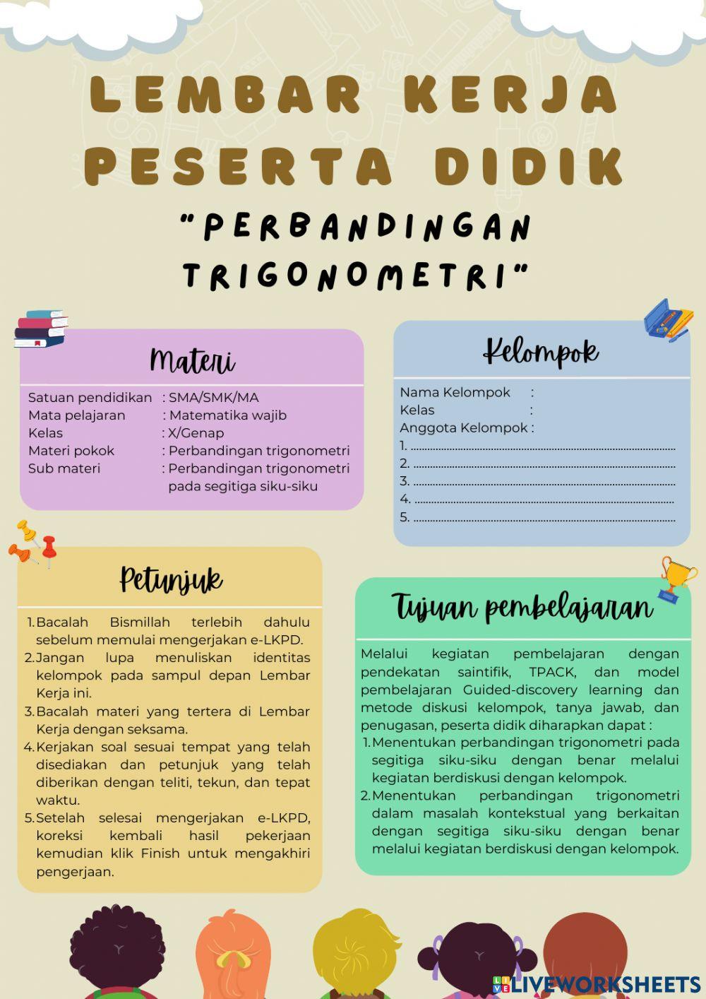E-LKPD Perbandingan Trigonometri