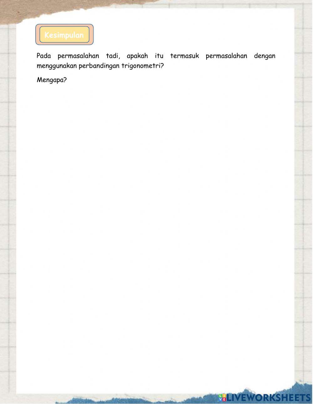 E-LKPD Perbandingan Trigonometri