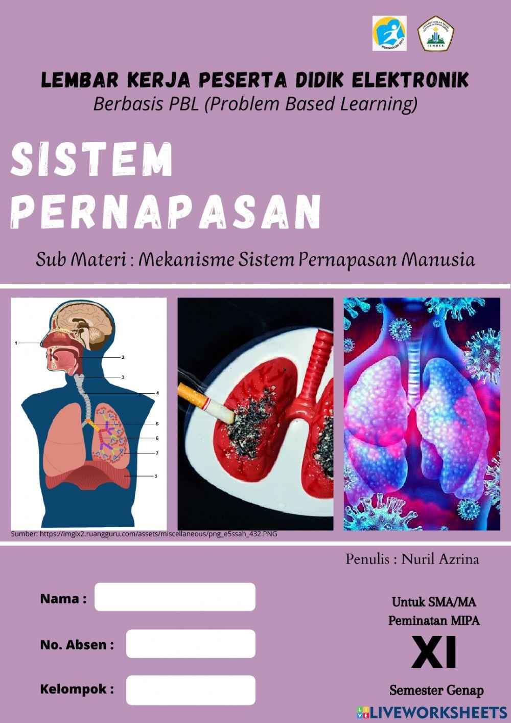 E-LKPD Sistem Pernapasan Bagian 2