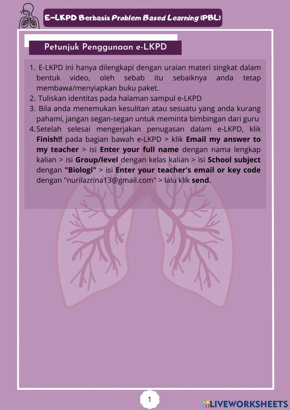 E-LKPD Sistem Pernapasan Bagian 2