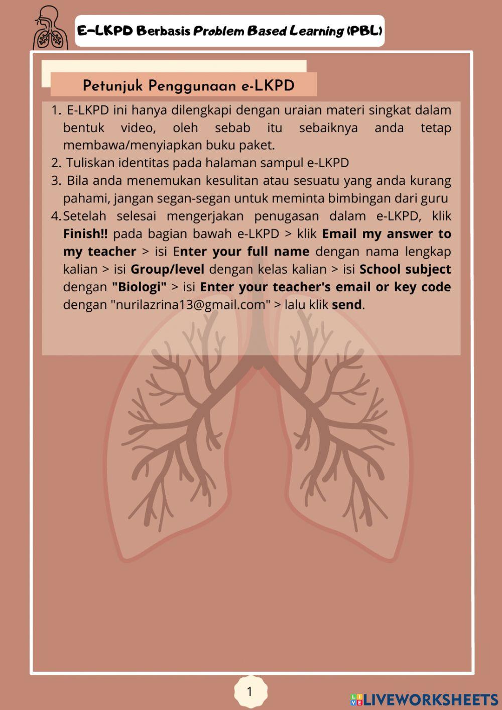 E-LKPD Sistem Pernapasan Bagian 3