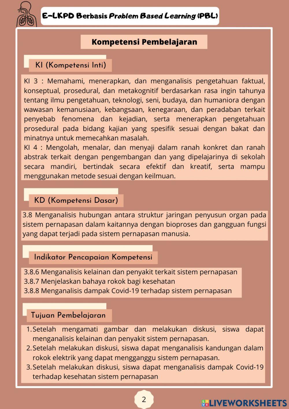 E-LKPD Sistem Pernapasan Bagian 3