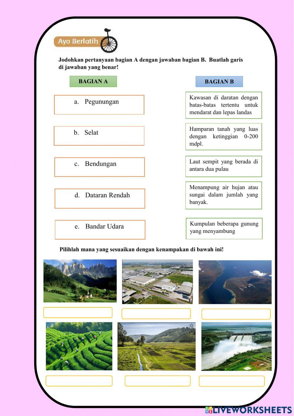 Kenamapakan Alam dan Kenampakan Buatan