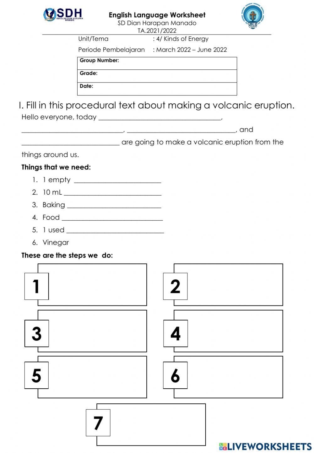 Performing Procedural Text