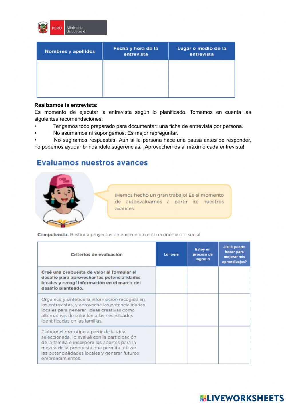 Formulamos el desafío a partir de las potencialidades de nuestra comunidad y recogemos información de las personas