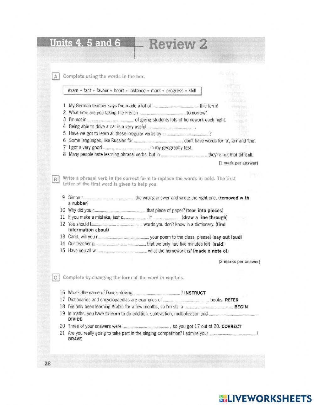 Destination B1 Review 9