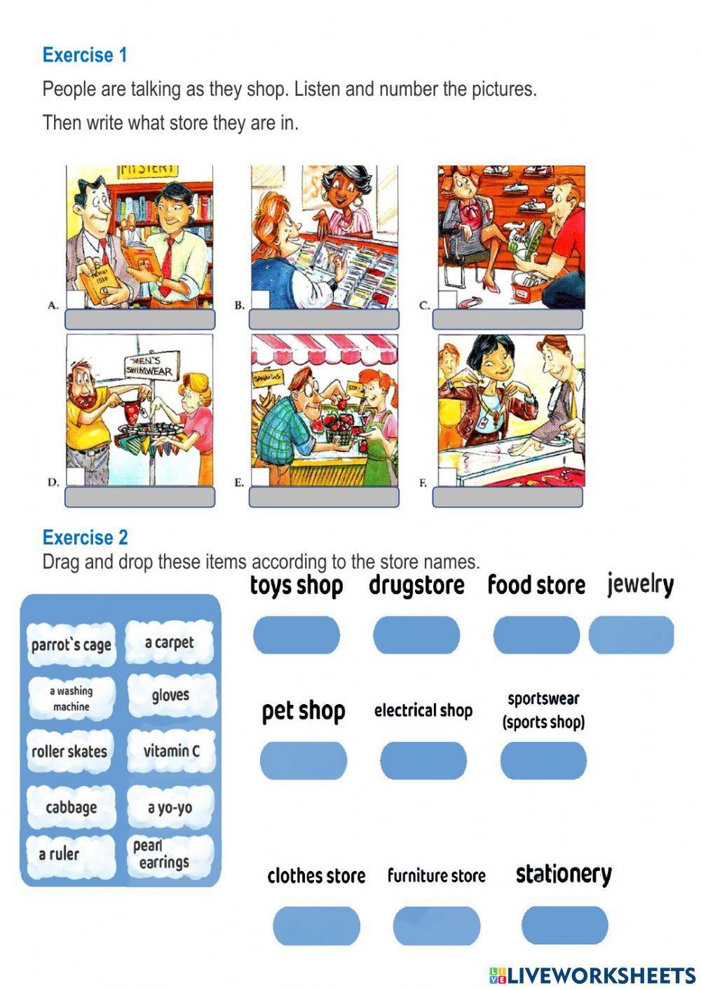 Types of stores