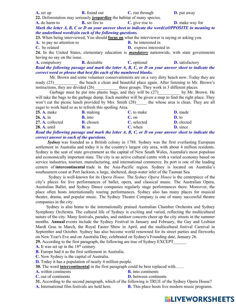 Ôn thi vào 10 - đề 24- 40tn