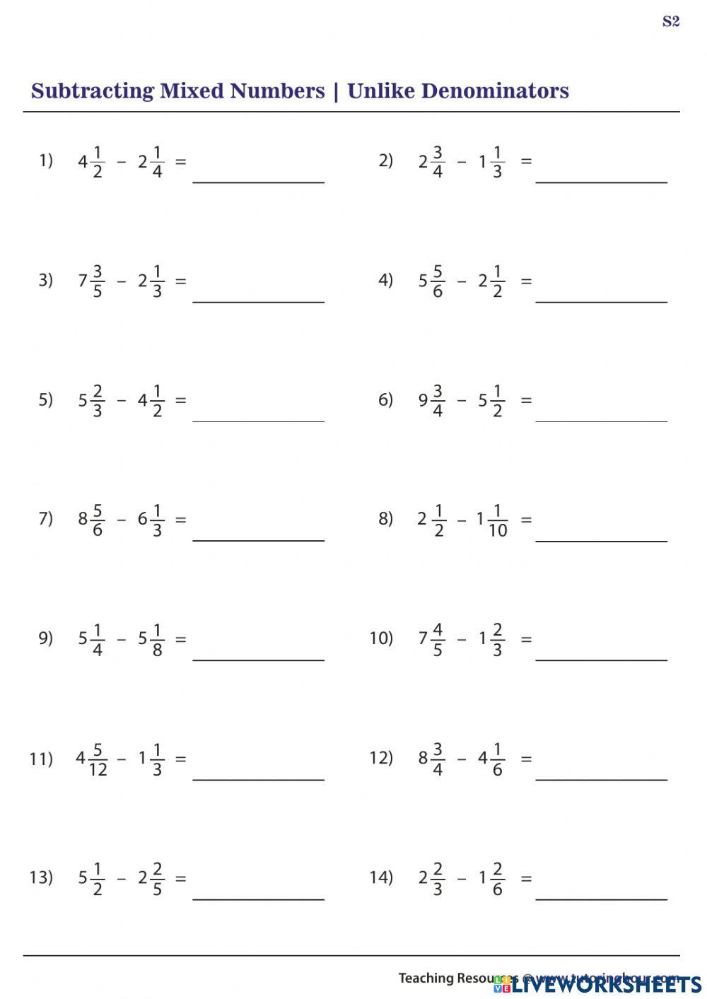 add-and-subtract-mixed-numbers-without-regrouping-online-exercise-for
