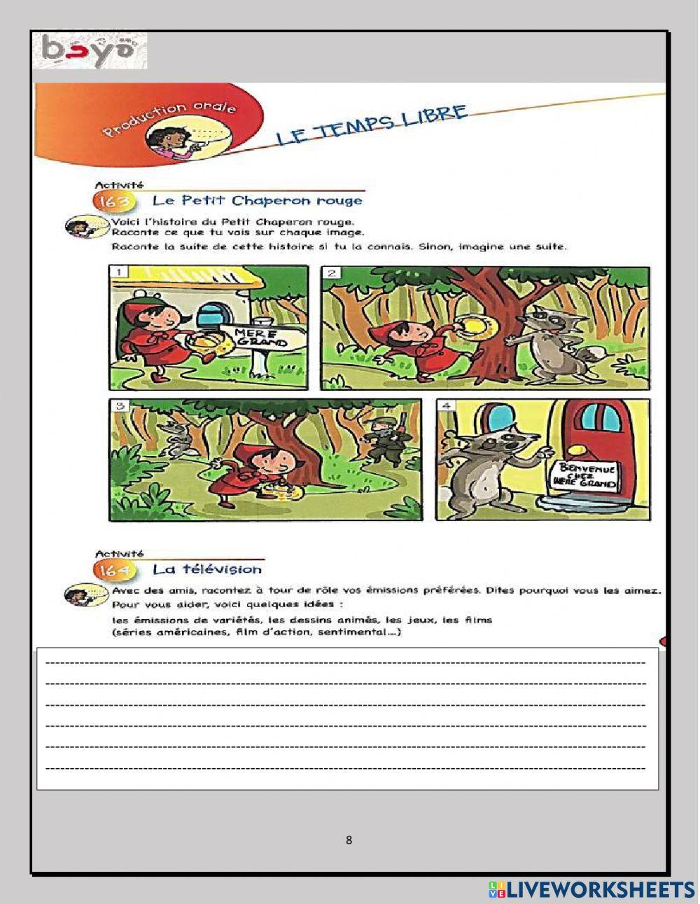 Production ecrite lieux et evenements culturels