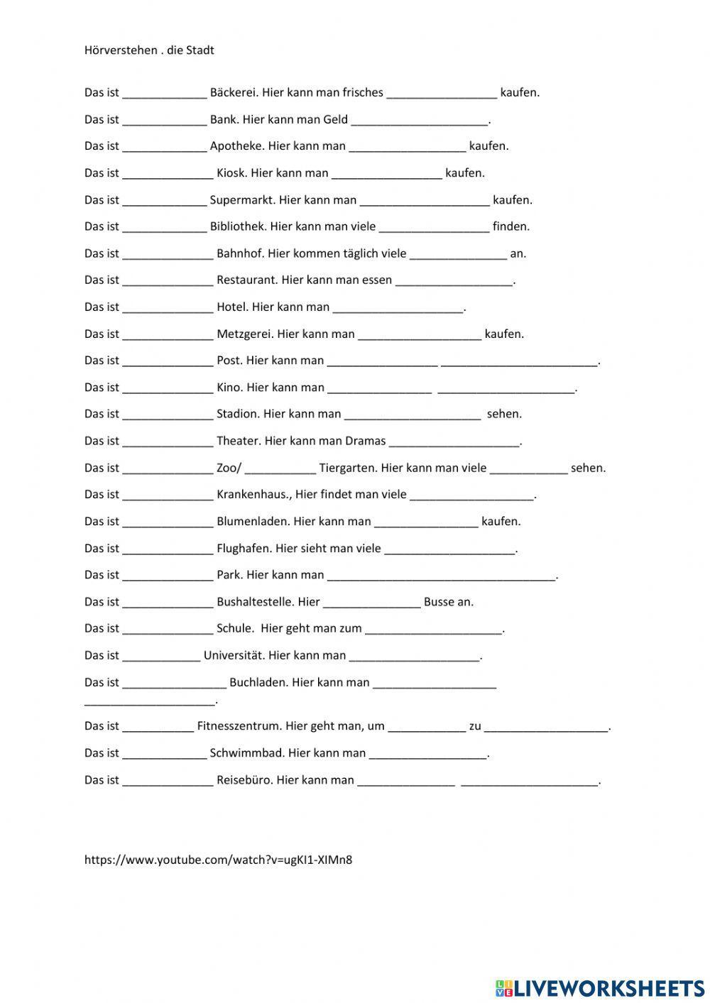 In der Stadt - Gebäude