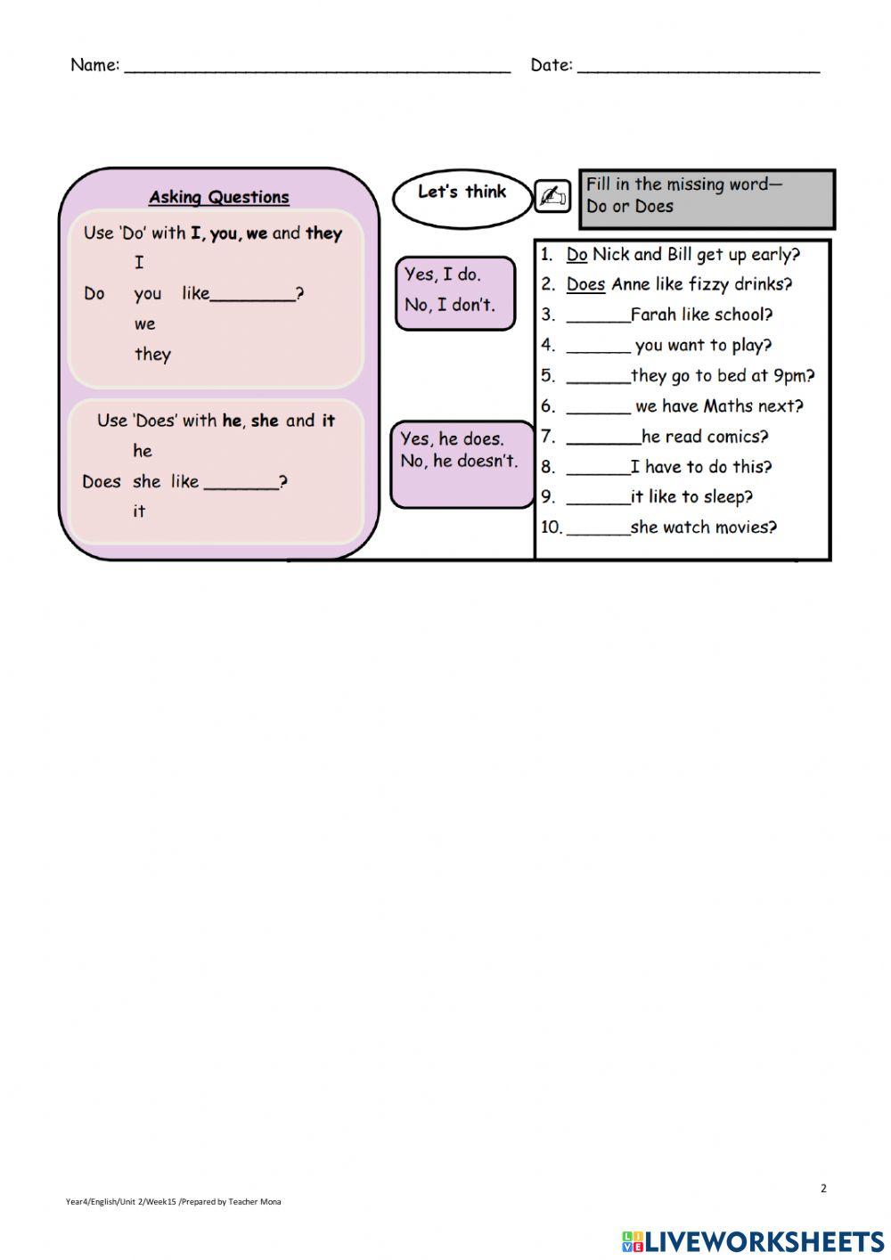 Day 1 - Hobbies and Activities