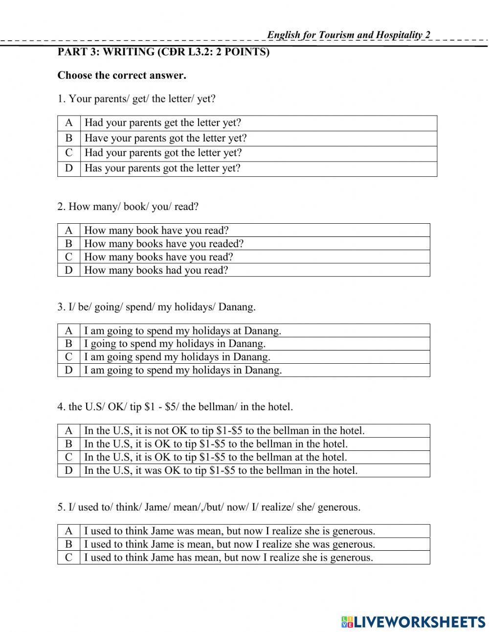 Mid term Revision (TADLKSCB2)